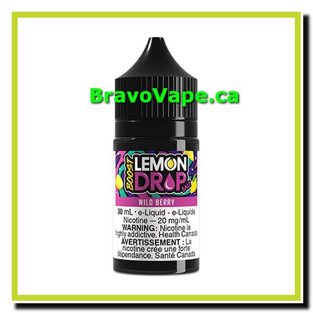 LEMON DROP BOOST S50 E-JUICE (30ml) SALT-WILD BERRY