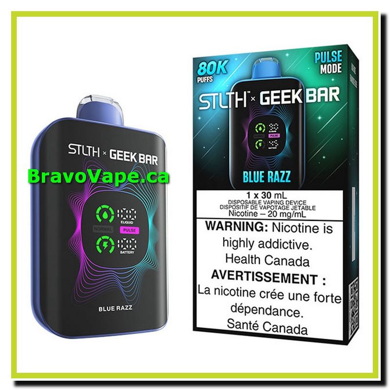 STLTH X GEEK BAR 80K-BLUE RAZZ