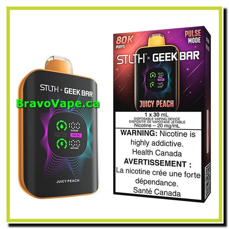 STLTH X GEEK BAR 80K-JUICY PEACH ICE