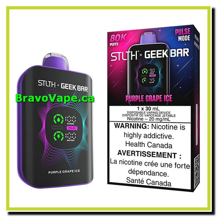 STLTH X GEEK BAR 80K-PURPLE GRAPE ICE