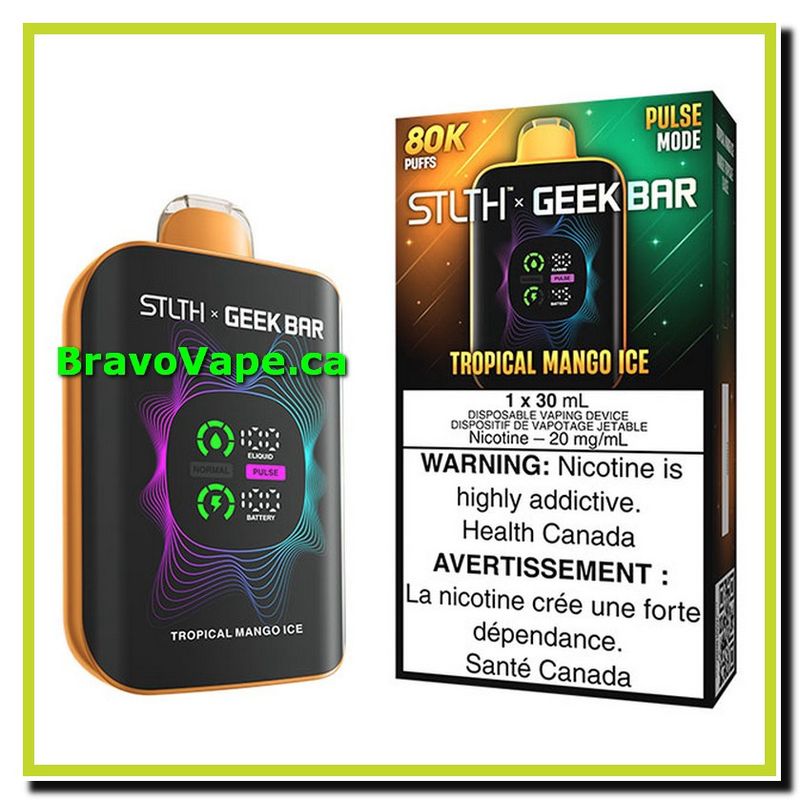 STLTH X GEEK BAR 80K-TROPICAL MANGO ICE