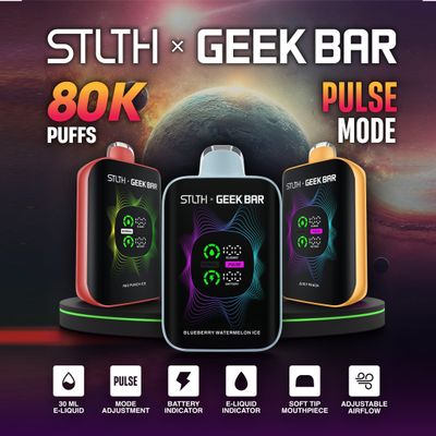 STLTH GEEK BAR 80K Disposable Vape (30ml) | Bravo Vape