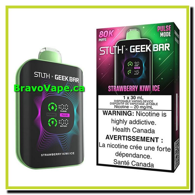 STLTH X GEEK BAR 80K-STRAWBERRY KIWI ICE