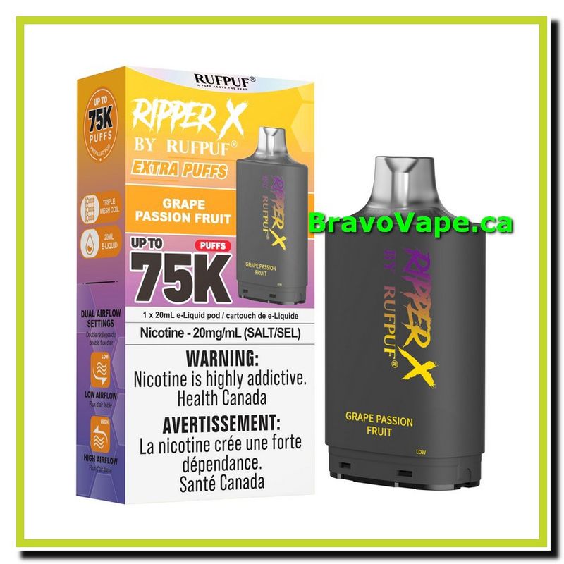 RIPPER X 75K-GRAPE PASSION FRUIT