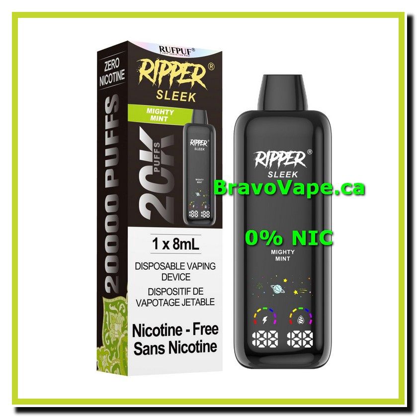 RIPPER SLEEK 0% (8ml) Zero Nic-MIGHTY MINT