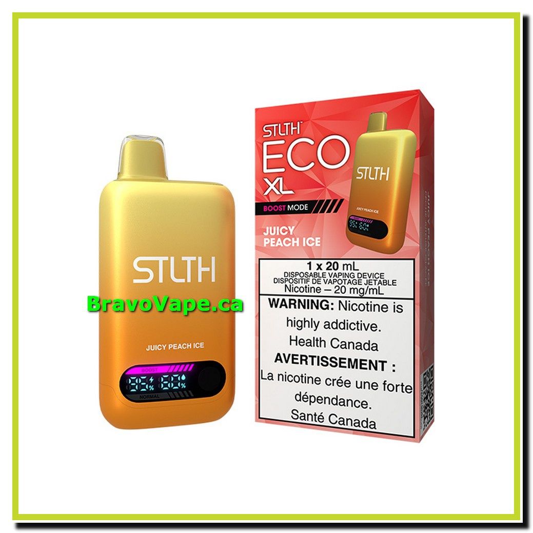 STLTH ECO XL DISPOSABLE - JUICY PEACH ICE
