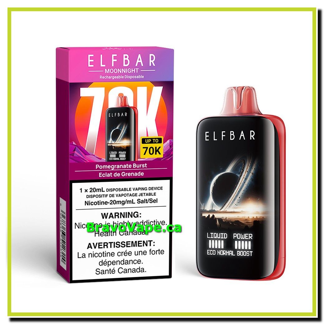 ELF BAR MOONNIGHT 70K-POMEGRANATE BURST