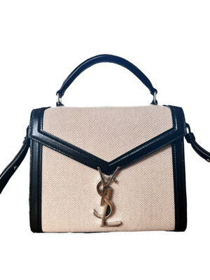 Saint Laurent Cassandra Cloth Handbag Rare