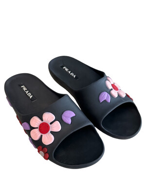 Prada Flower Slides