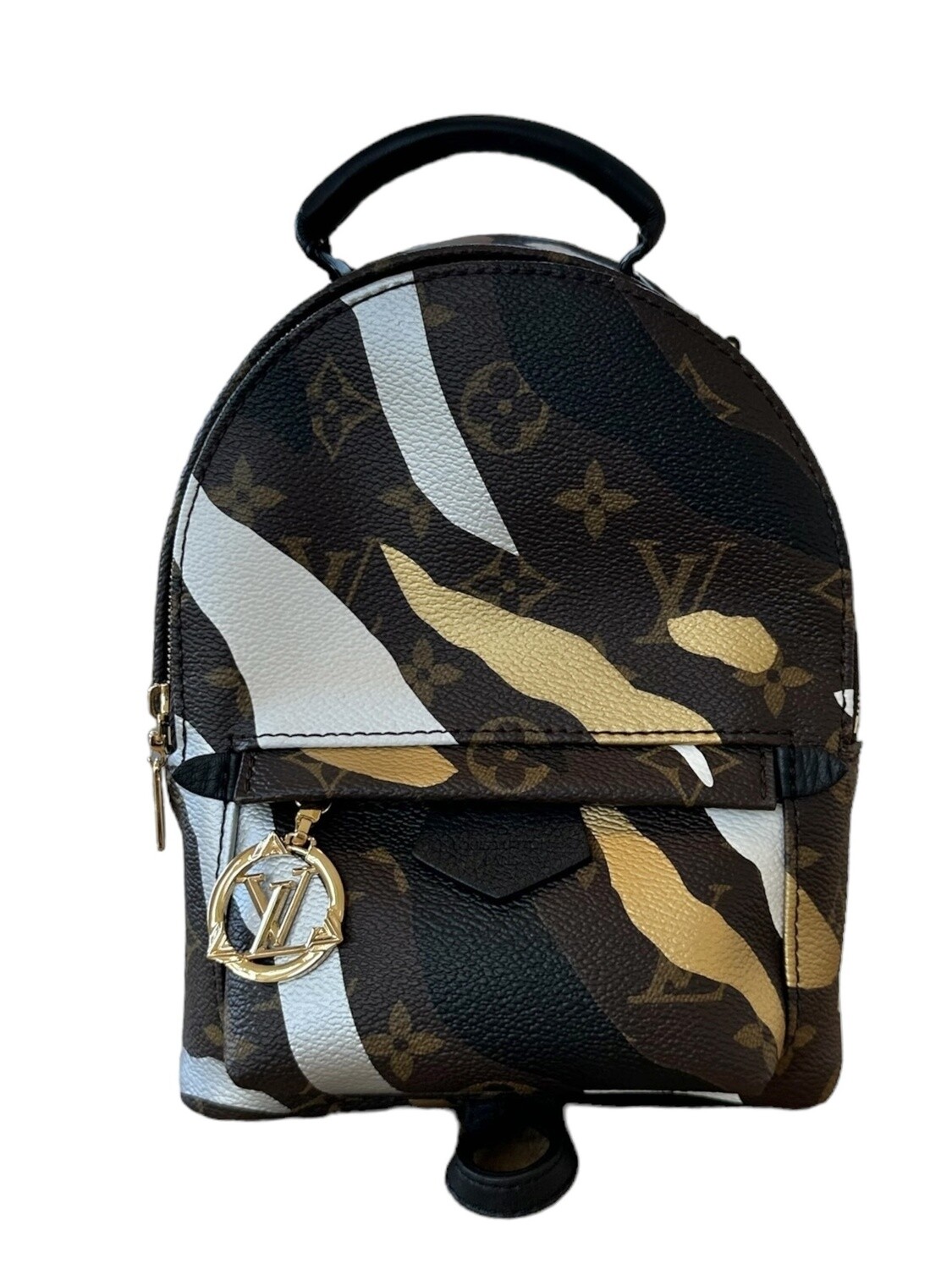Louis Vuitton Limited Edition Camo Mini Palm Springs Backpack Bag
