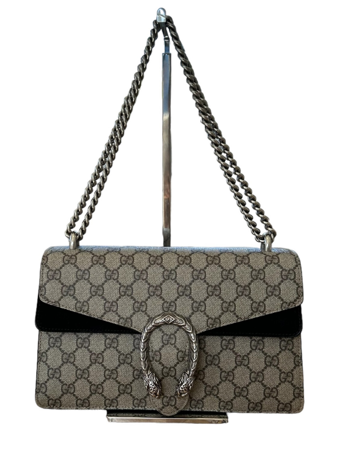 Gucci Supreme Monogram Small Dionysus Shoulder Bag