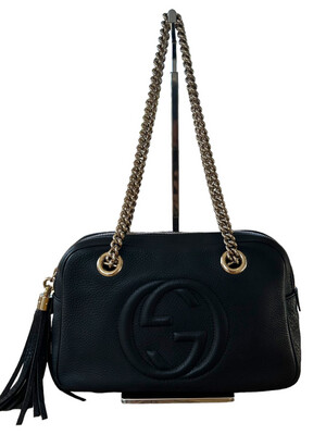 Gucci Soho Double Chain leather handbag