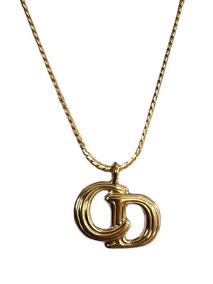 Dior Gold CD Necklace