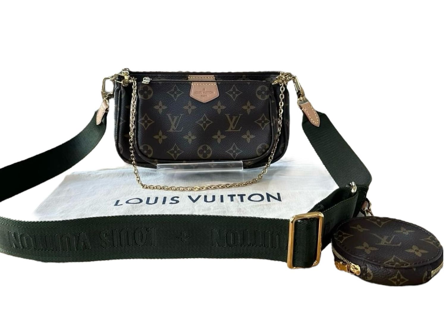 Louis Vuitton Monogram Multi Pochette Accessories Kaki