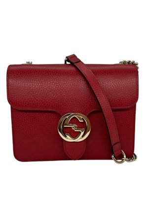 Gucci Dollar Calfskin Interlocking G Shoulder Bag