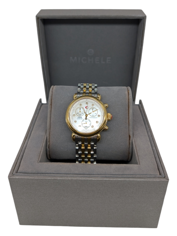 Michele CSX Women&#39;s Chronograph Watch