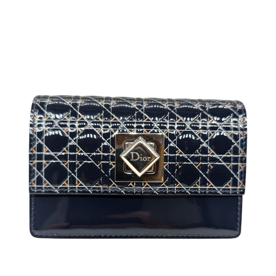 Christian Dior Patent Leather Card Holder
