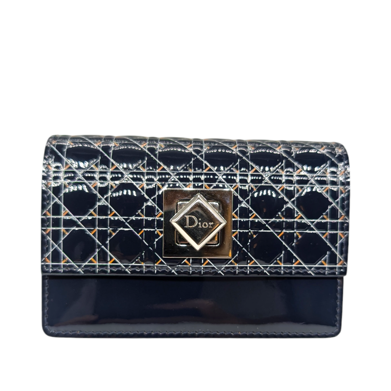 Christian Dior Patent Leather Card Holder