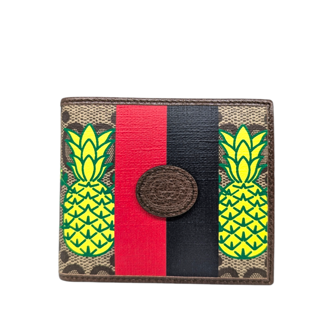 Gucci Pineapple Bifold Wallet