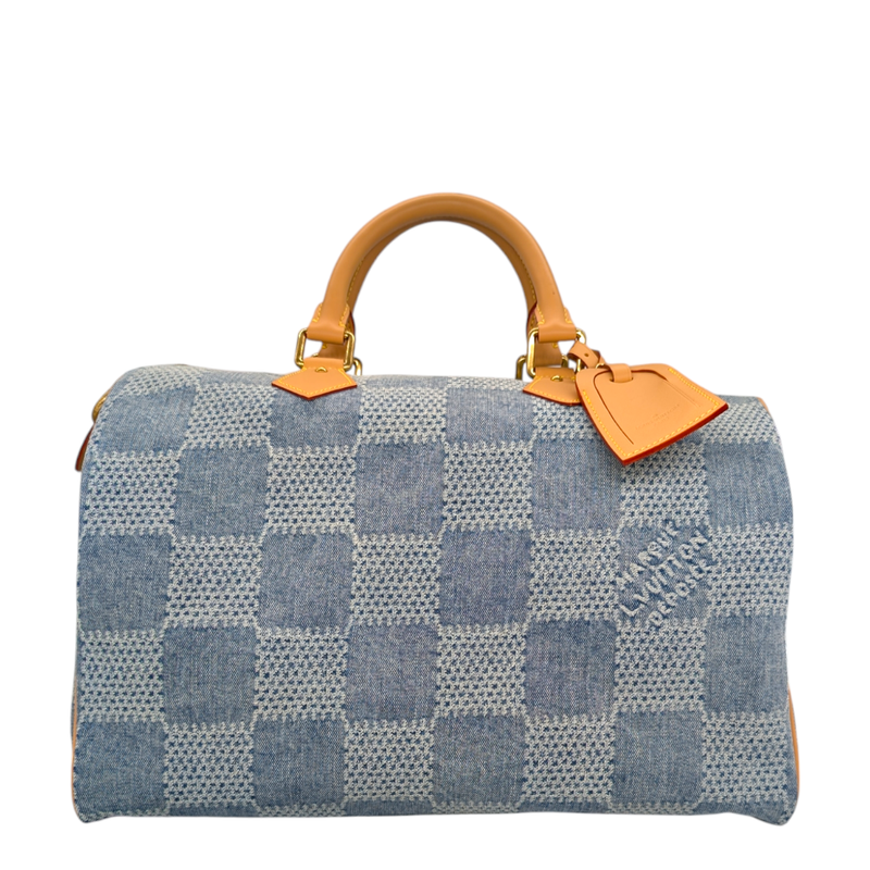 Louis Vuitton Damier Denim 3D Speedy Bandouliere 40