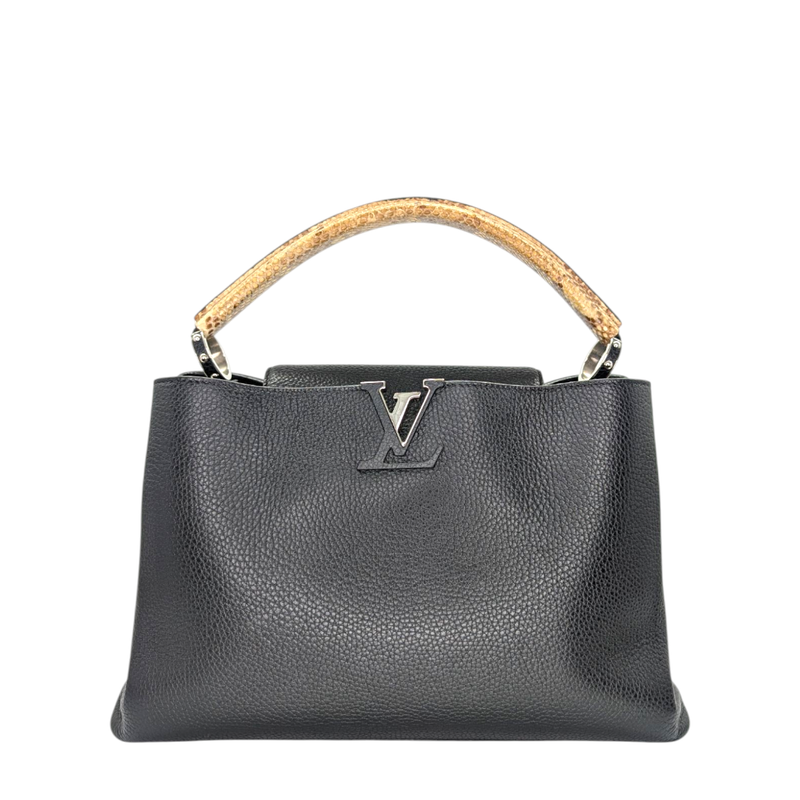 Louis Vuitton Taurillon Snakeskin Capucines MM