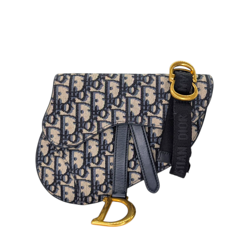 Christian Dior Oblique Saddle Belt Pouch