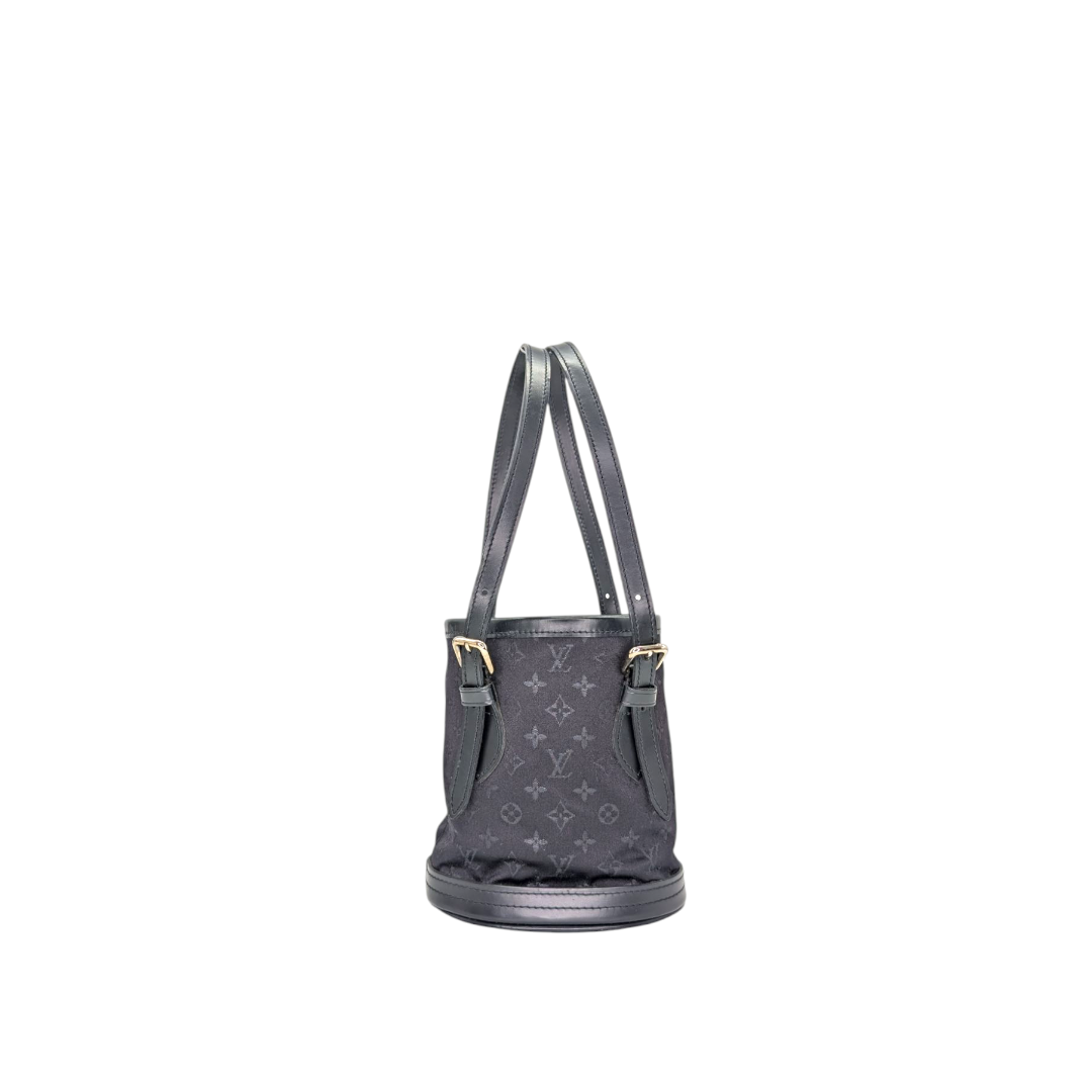 Louis Vuitton Monogram Mini Satin Bucket Bag