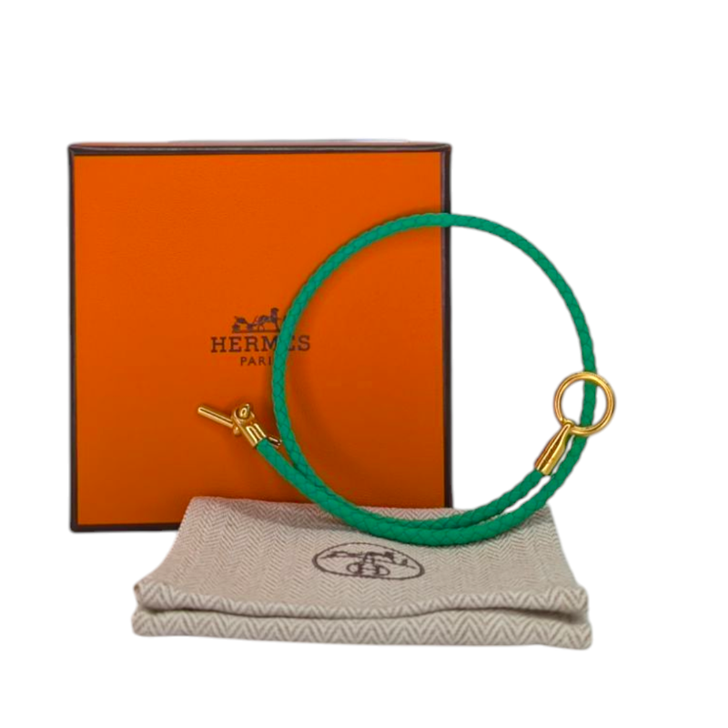 Hermes  Swift Glenan Double Tour Bracelet T2 Bambou