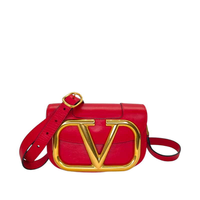 Valentino Garavani  Calfskin Small Supervee Crossbody Bag