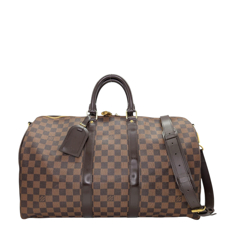 Louis Vuitton  Damier Ebene Keepall Bandouliere 45