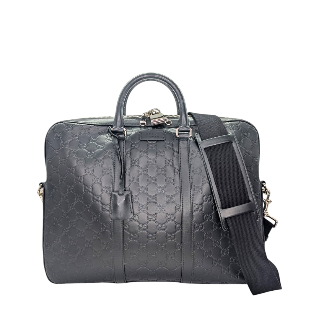 Gucci  Guccissima Signature Briefcase