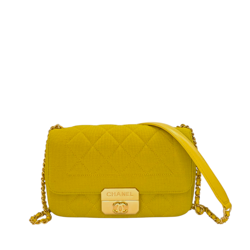 Chanel  Jersey Quilted Mini Chic With Me Flap