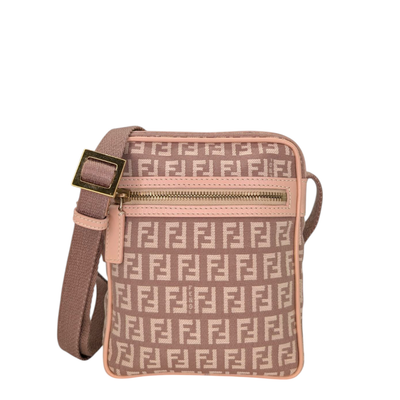 Fendi Zucchino Jacquard Crossbody Bag