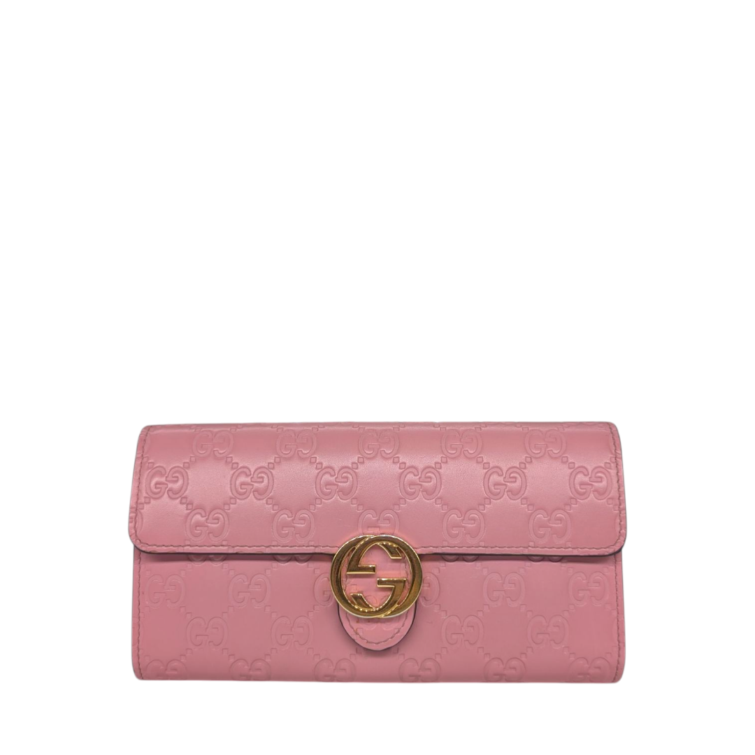 Gucci  Guccissima Signature Icon Continental Wallet