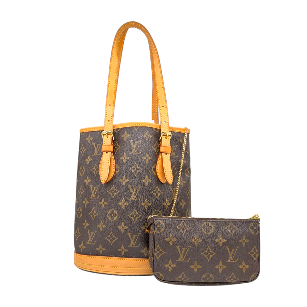 Louis Vuitton  Monogram Petit Bucket 23.