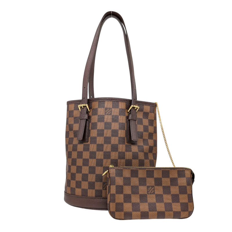 Kelz Downpayment Louis Vuitton  Damier Ebene Marais Bucket 23