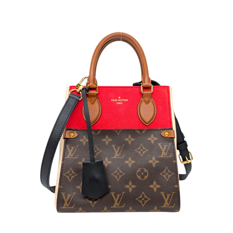 Louis Vuitton  Calfskin Monogram Fold Tote PM