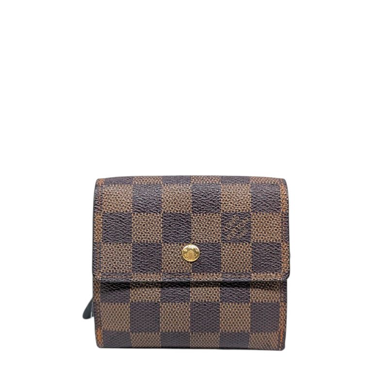 Louis Vuitton  Damier Ebene Elise Wallet