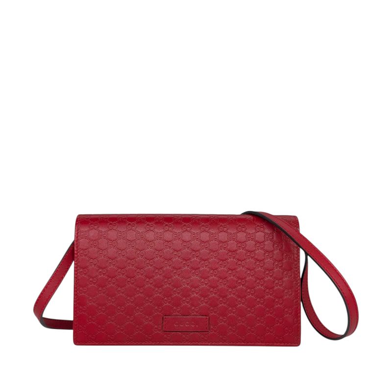 Gucci  Microguccissima Crossbody Wallet