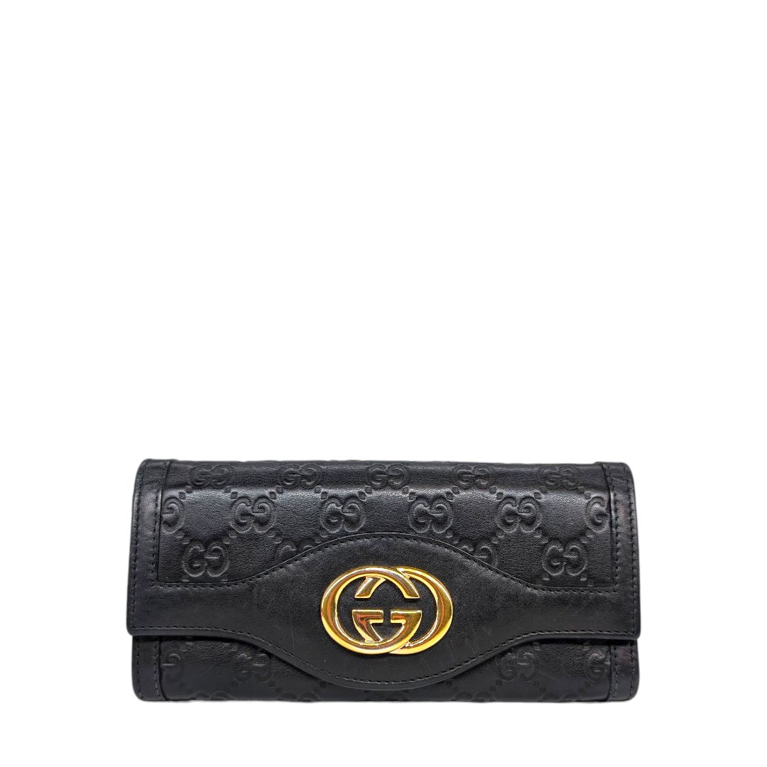 Gucci  Guccissima Sukey Continental Wallet