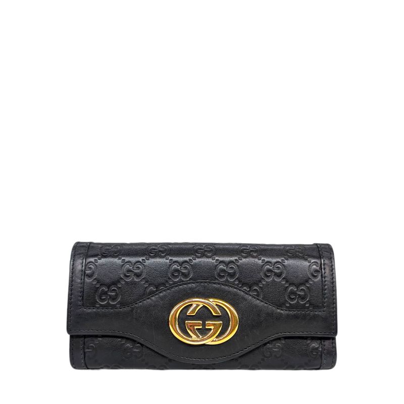Gucci  Guccissima Sukey Continental Wallet