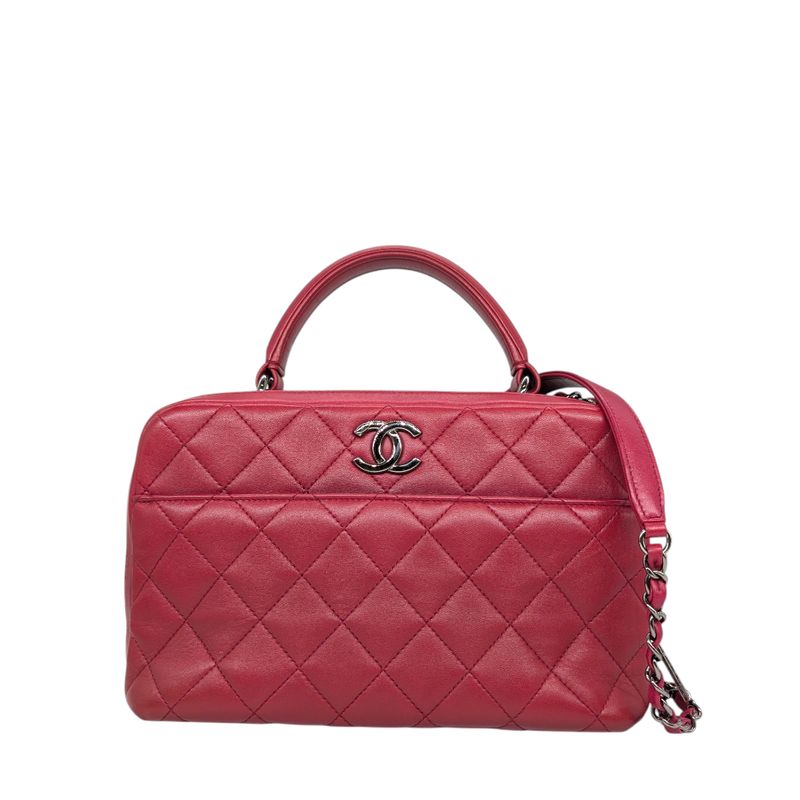 Chanel  Lambskin Quilted Medium Trendy CC Bowling Bag