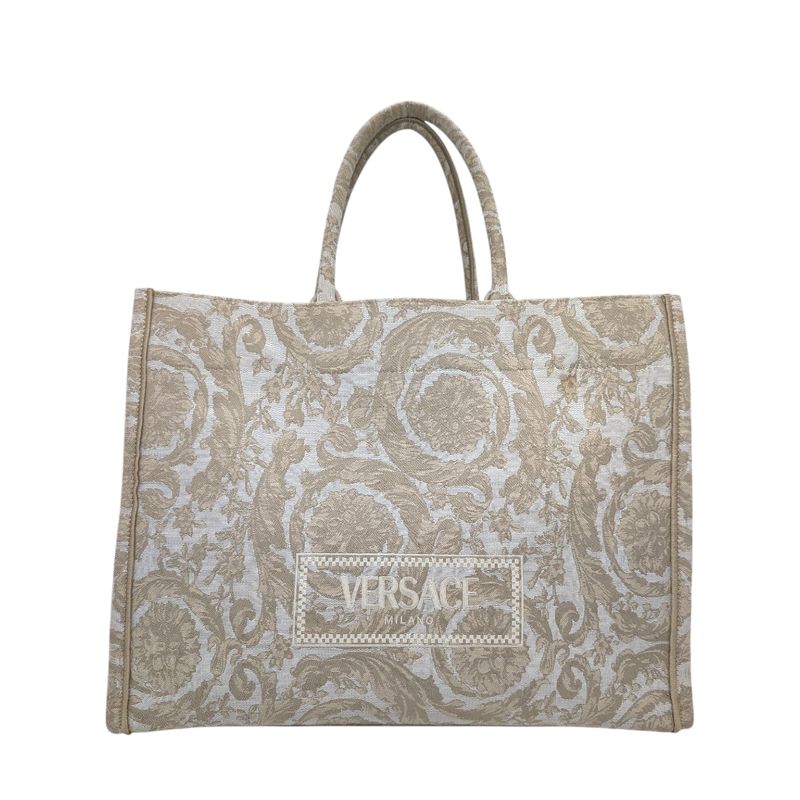 Versace  Jacquard Barocco Print Large Athena Tote