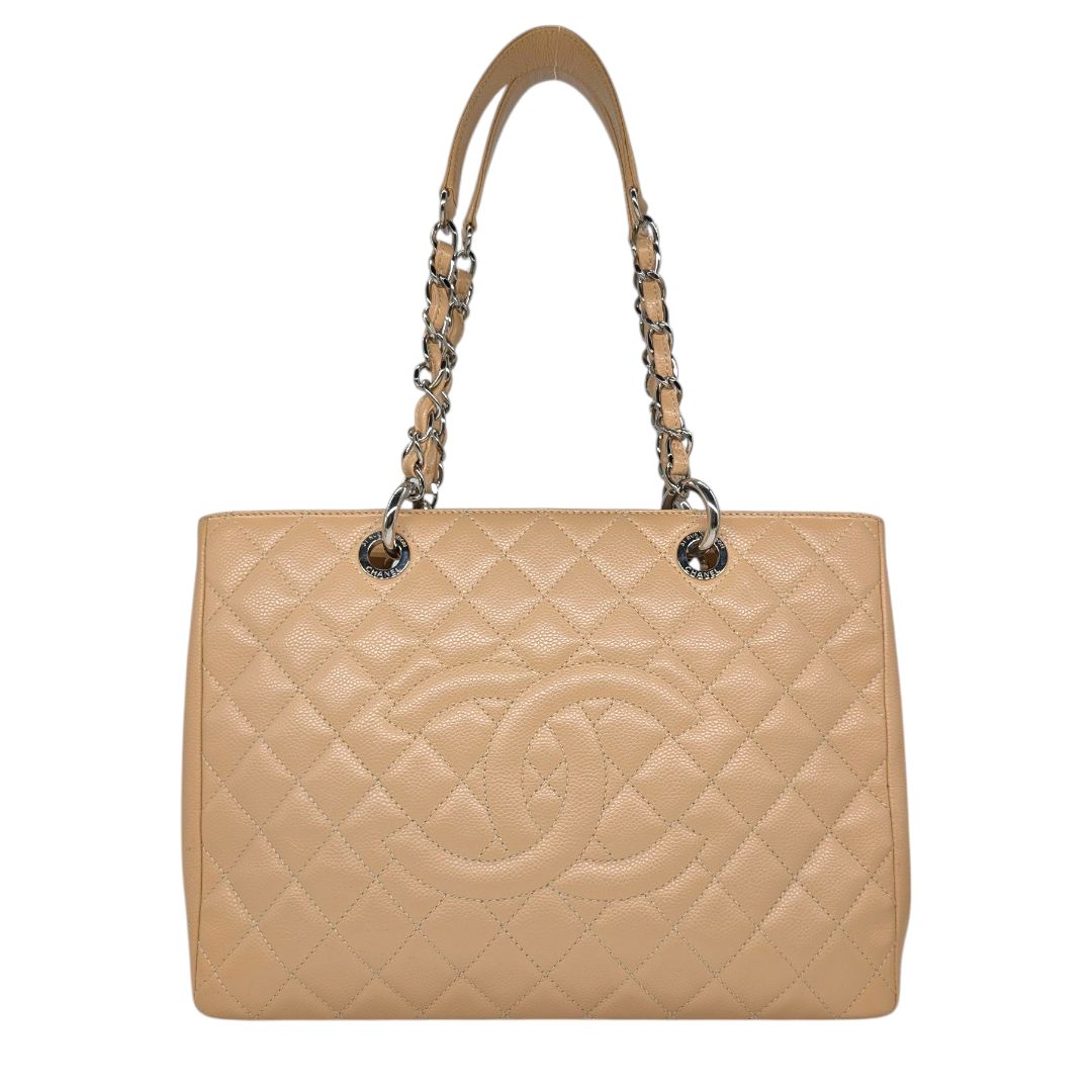 Chanel  Caviar Quilted Grand Shopping Tote.