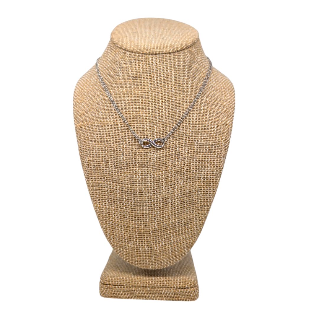 Tiffany  Sterling Silver Infinity Pendant Necklace