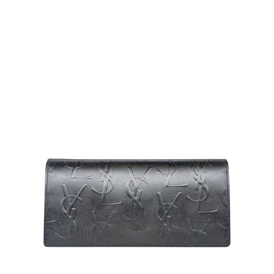 Saint Laurent Logo Embossed Wallet