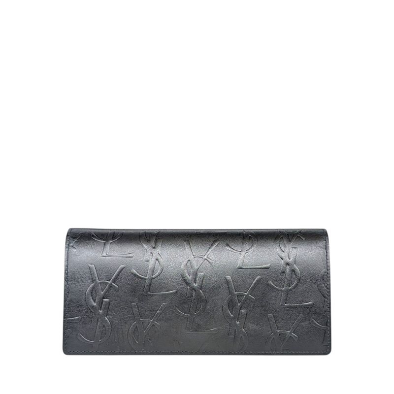 Saint Laurent Logo Embossed Wallet