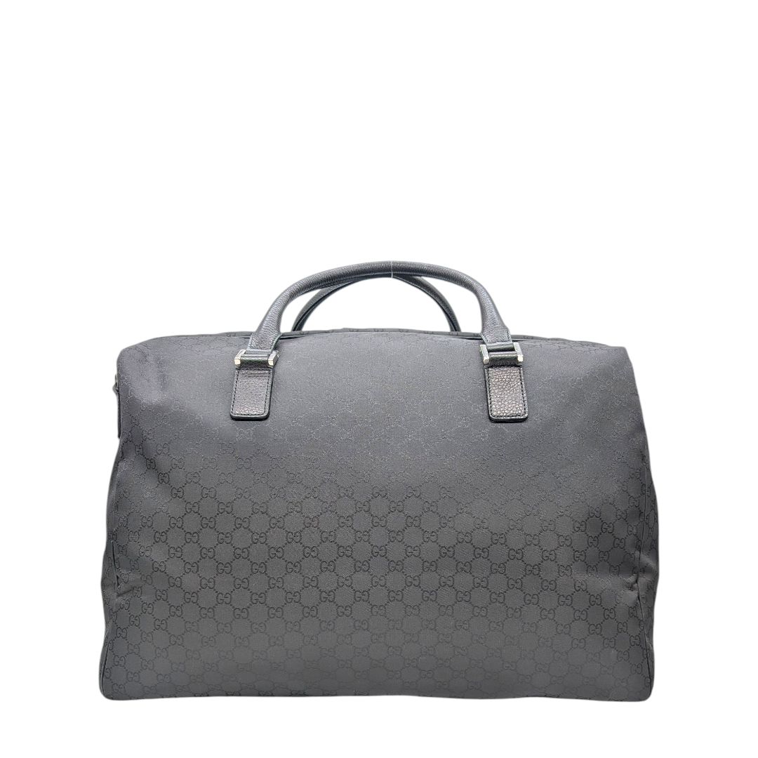 Gucci  Denim Monogram Large Carry On Duffle