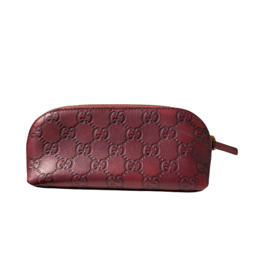 Gucci GG Guccissimia Small Cosmetic Pouch Burgundy