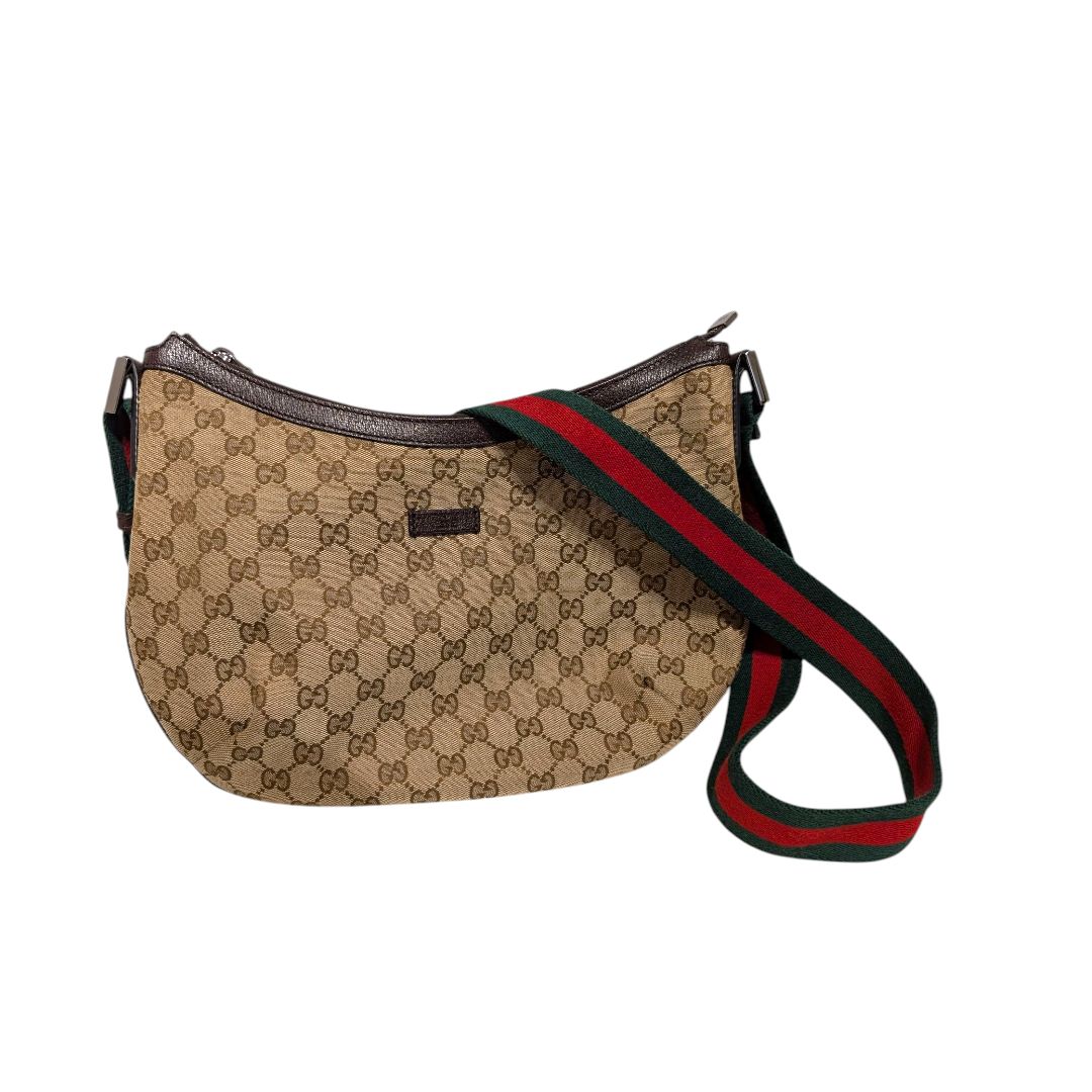 Gucci GG Canvas Web Shoulder Bag